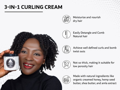 3-in-1 Curling Cream (Moisturizer)